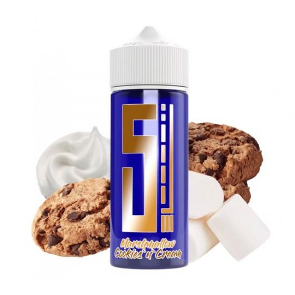 5ELEMENTS Blue Edition MARSHMALLOW COOKIE`S and CREAM Aroma Longfill 10 ml / 120 ml
