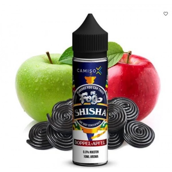 Dr. Fog SHISHA DOPPEL APFEL Aroma Longfill 10 ml / 60 ml